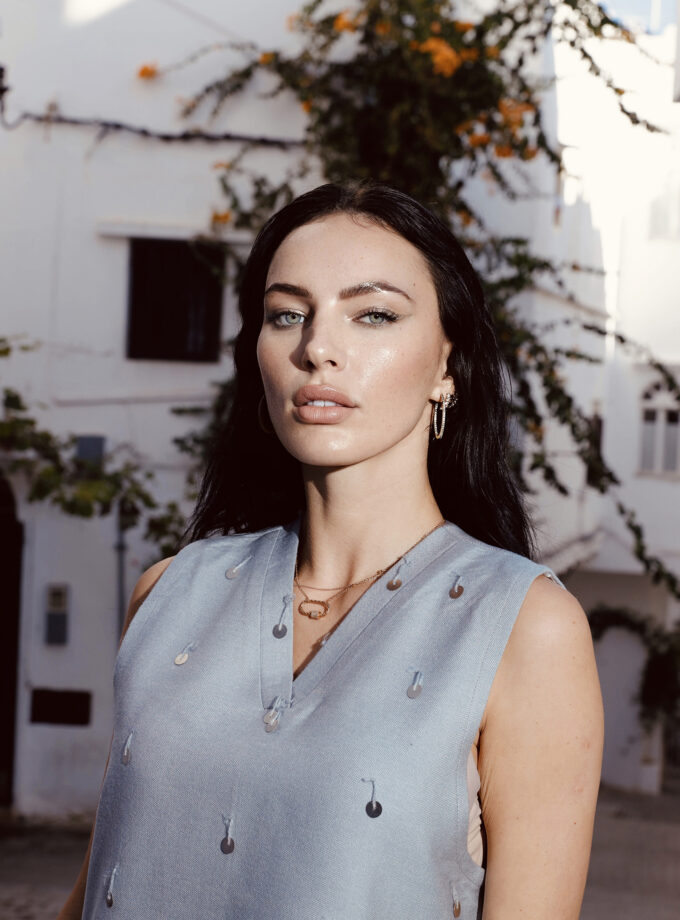 Middle Atlas Fabric Midi Dress – Sleeveless